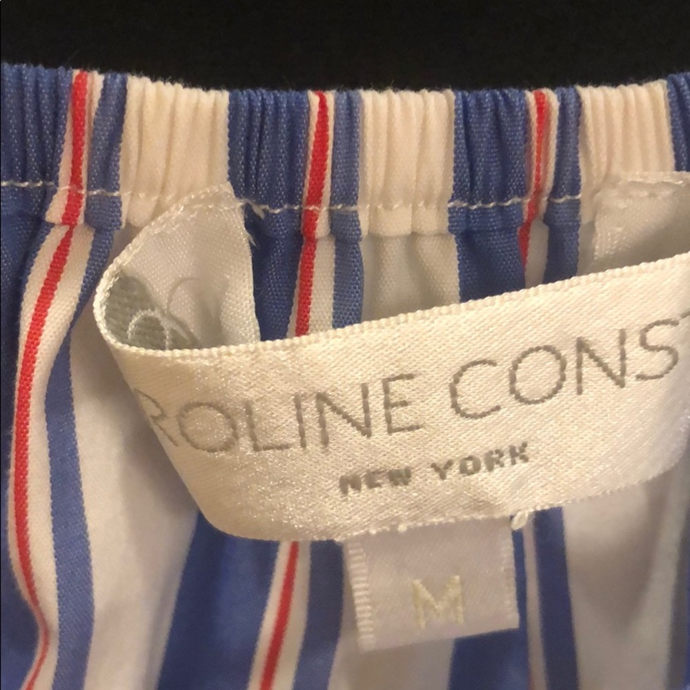 Cotton blouse red white and blue